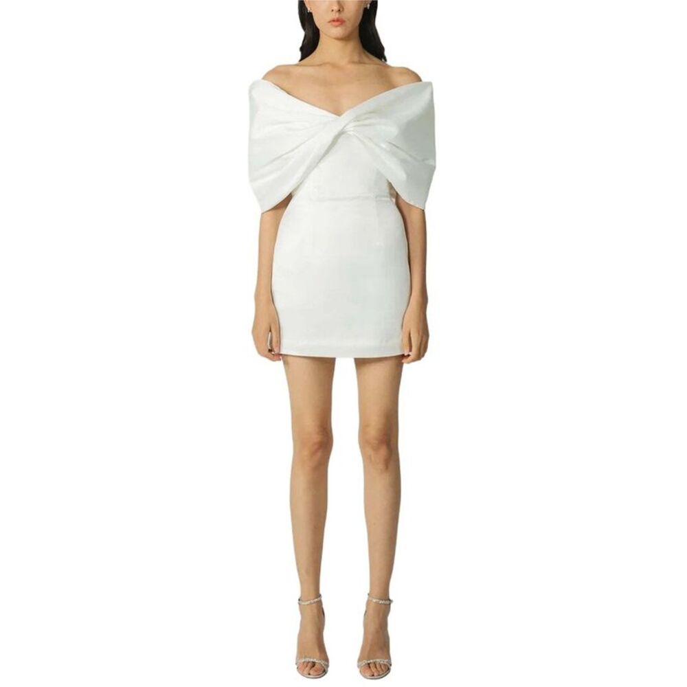 Sau Lee Womens Paola Dress, White